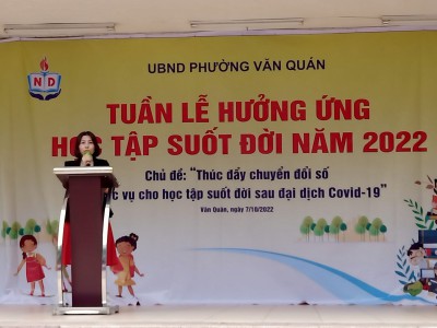Tuần lễ hưởng ứng học tập suốt đời năm 2022