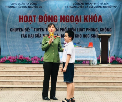 Tuyên truyền phổ biến Luật phòng, chống tác hại của ma túy, thuốc lá cho học sinh