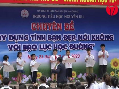 Chuyên đề "Xây dựng tình bạn đẹp, nói không với bạo lực học đường