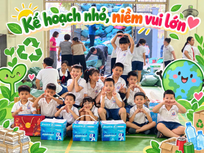 TRƯỜNG TIỂU HỌC NGUYỄN DU SÔI NỔI VỚI NGÀY HỘI THU "KẾ HOẠCH NHỎ" NĂM HỌC 2026 - 2027