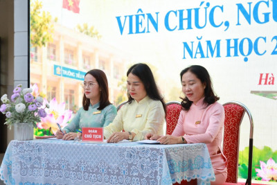 HỘI NGHỊ CÁN BỘ, VIÊN CHỨC, NGƯỜI LAO ĐỘNG NĂM HỌC 2026 – 2027 KẾT HỢP CHÀO MỪNG NGÀY PHỤ NỮ VIỆT NAM 20/10